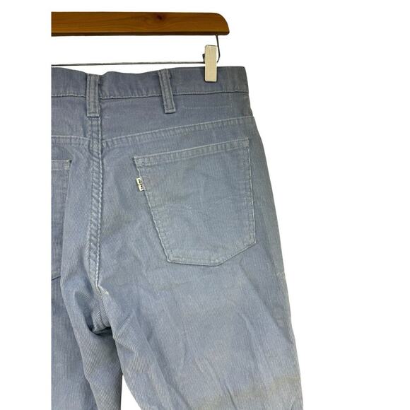 Vintage LEVIS SF 207 Mens SZ 34 X 31 Blue Corduroy Straight Pants - Picture 4 of 10